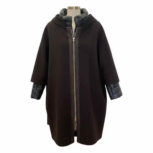 Herno Size Large Navy Coat