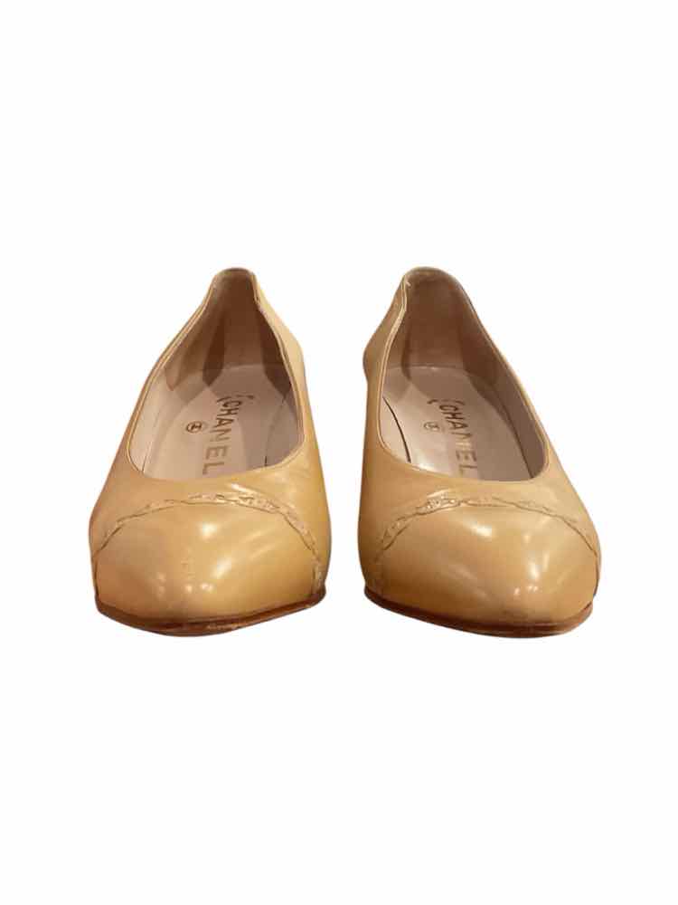 Chanel Size 38 LIGHT BROWN Shoes