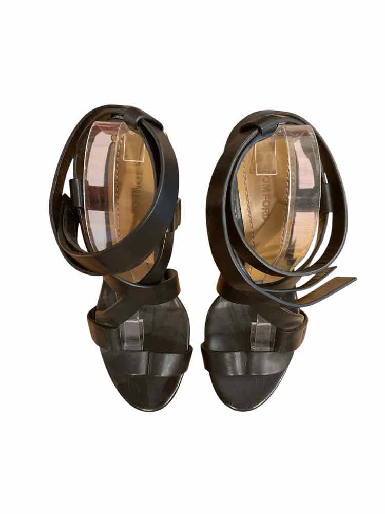 Tom Ford Size 38 Black Shoes
