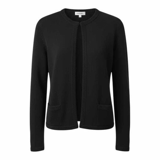 Chanel Size Medium Black SWEATER