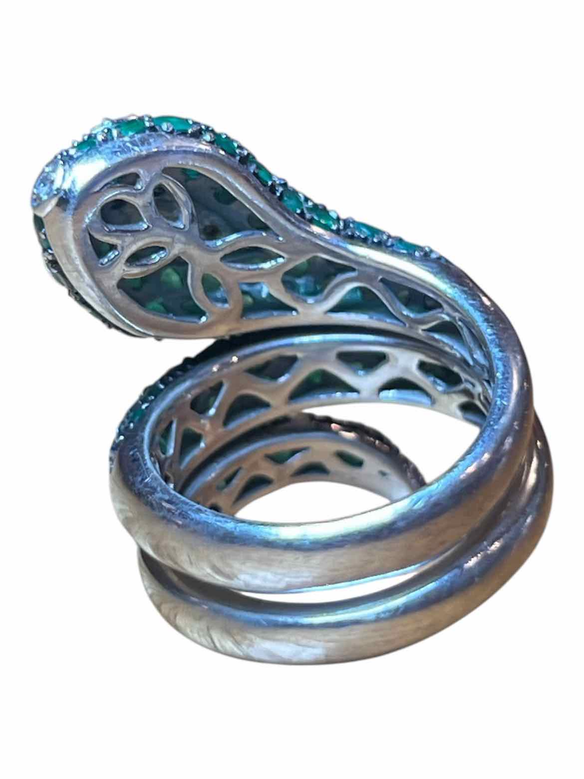 BOUTIQUE sterling/emerald/diamond Jewelry