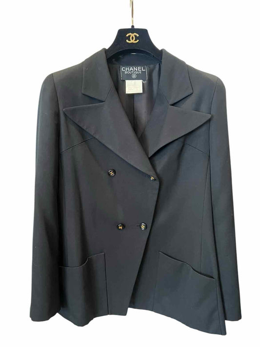 Chanel Size 44 Black BLAZER