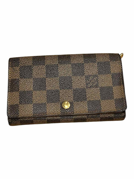 LOUIS VUITTON Size Small EBENE DAMIER Wallet
