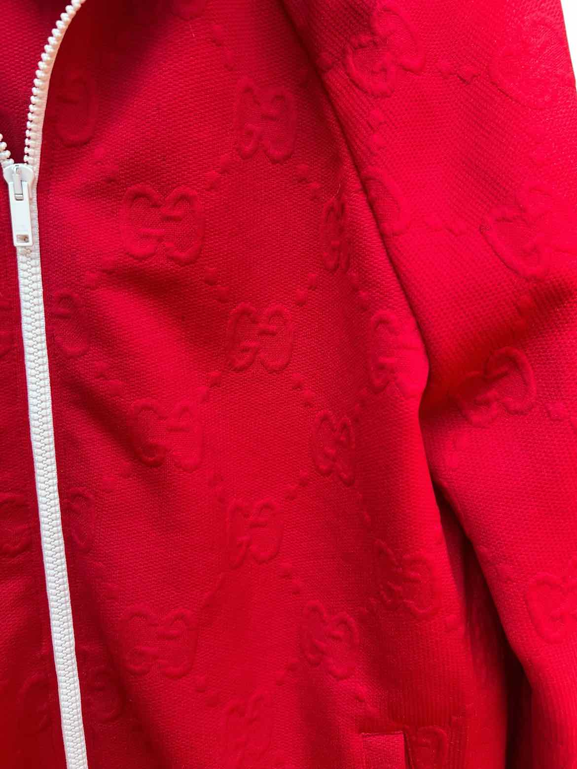 GUCCI Size X-Large RED/WH SWEATER