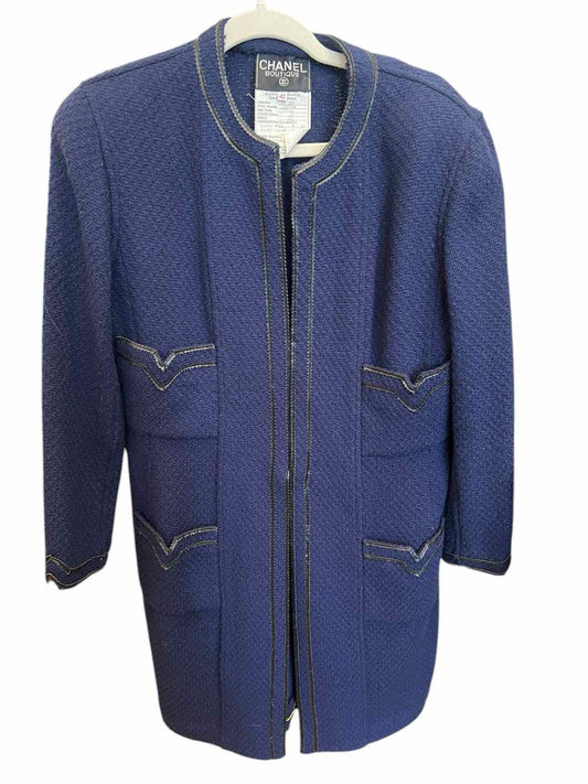 Chanel Size 42 Navy/black BLAZER
