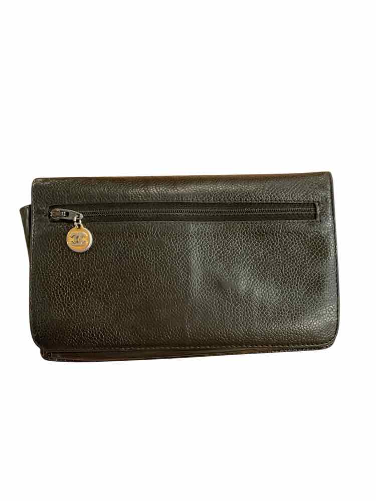 Chanel Black CC Timeless Flap Wallet