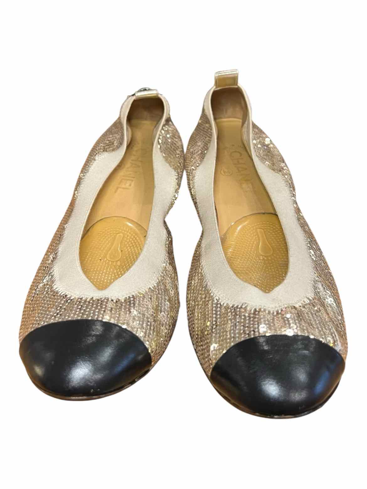 Chanel Size 41 blk/gold Shoes