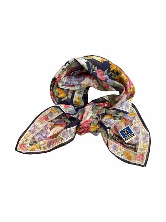 YSL Size Small FLORAL Scarf