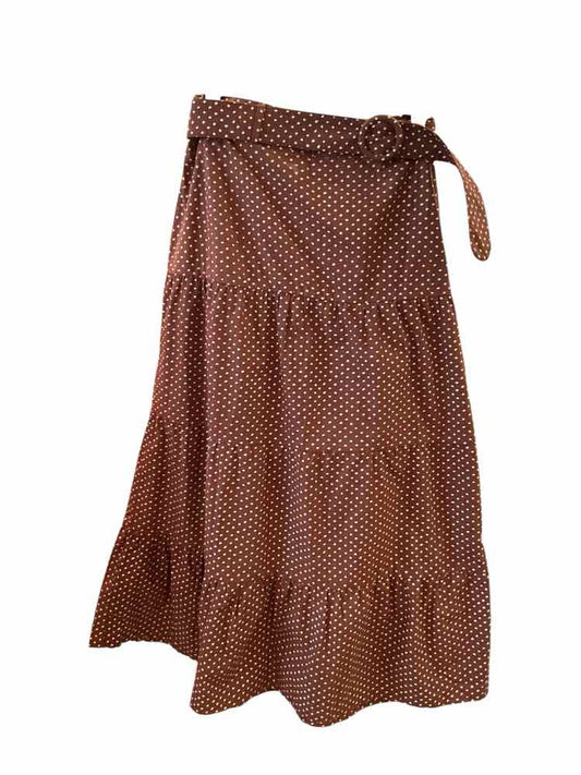 Faithful the brand Size 6 BRN/WH Skirt