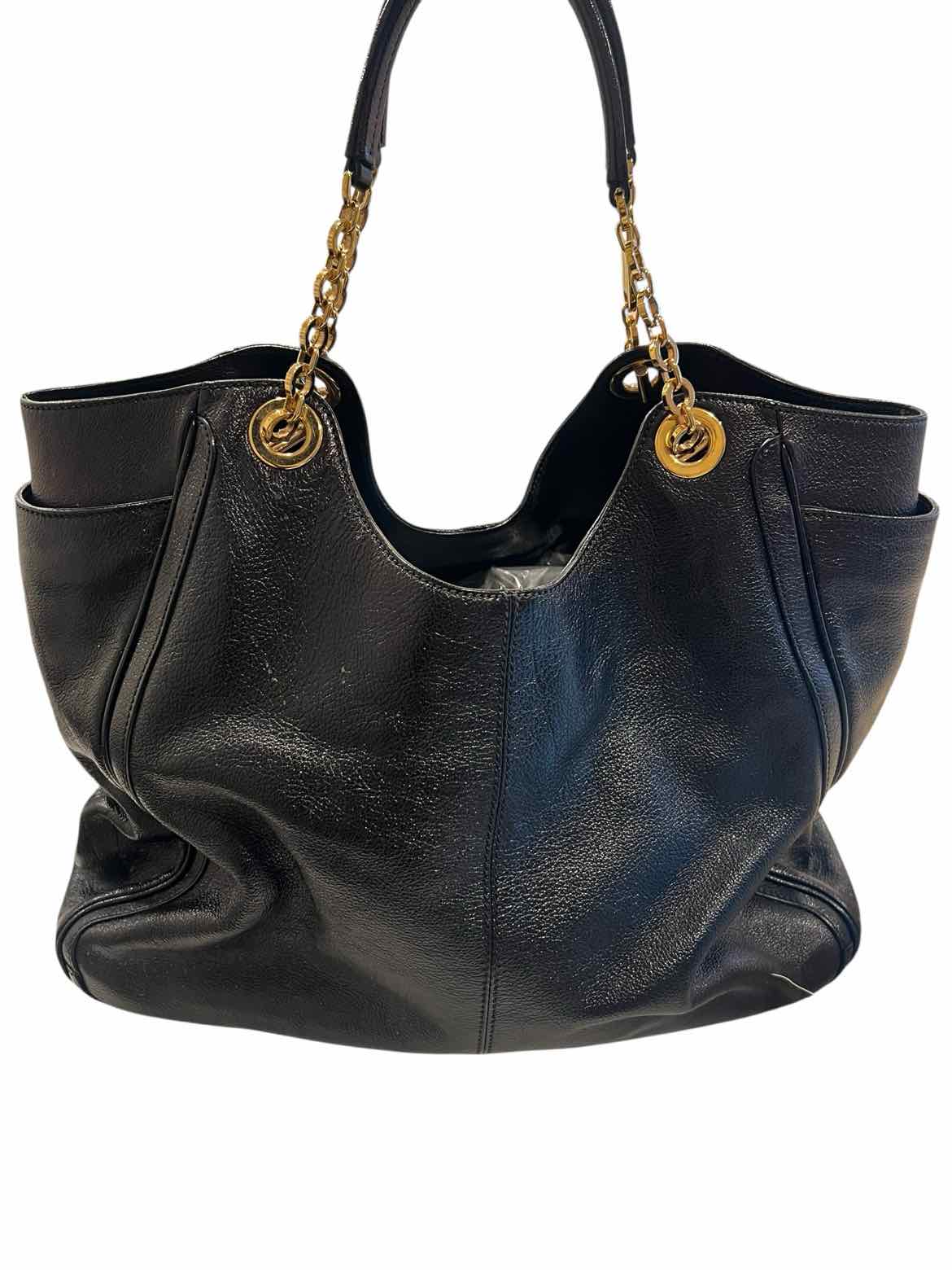 Ferragamo Size Small black/gold hardware Purse