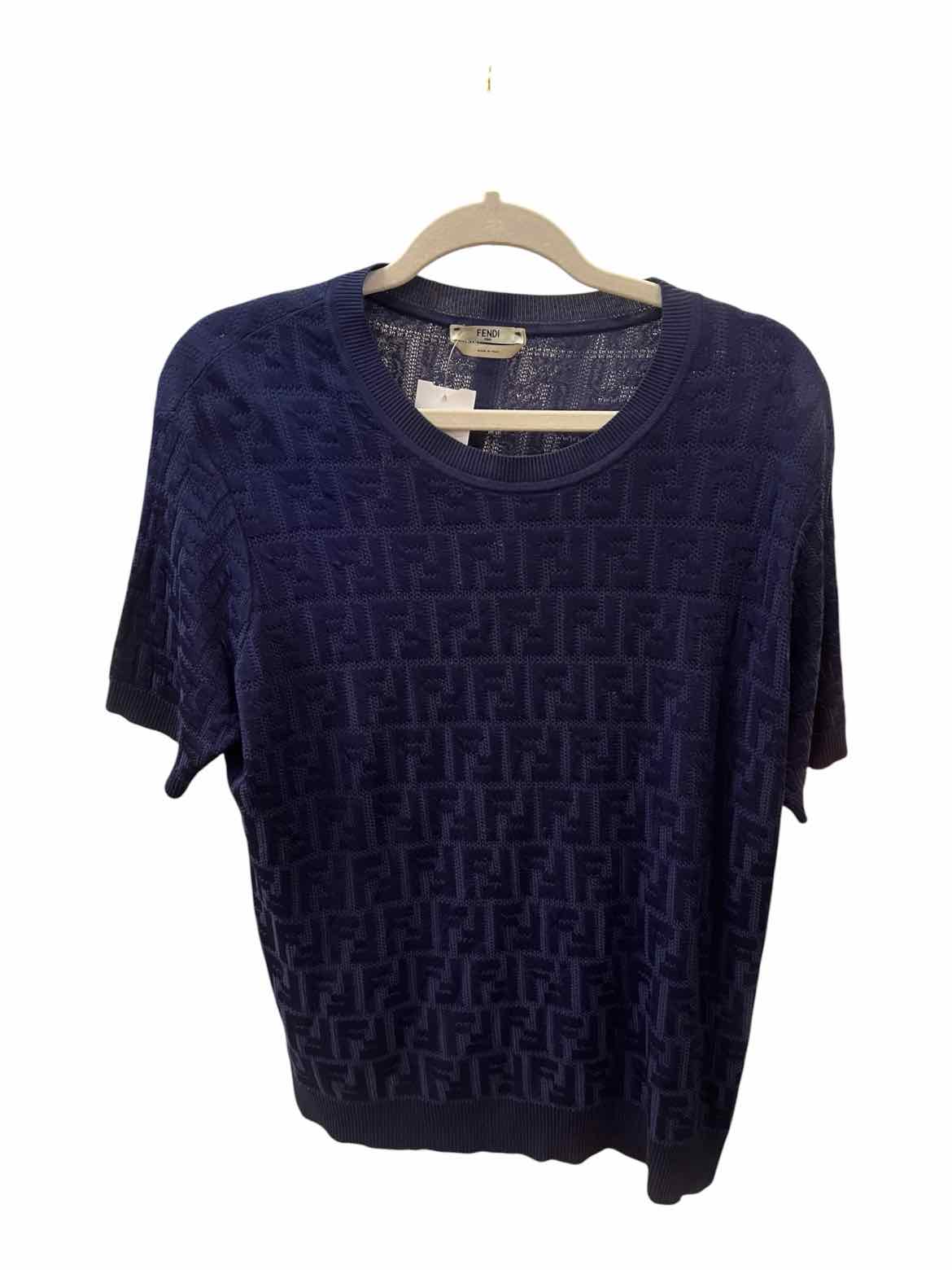 Fendi Size 48 Navy SWEATER