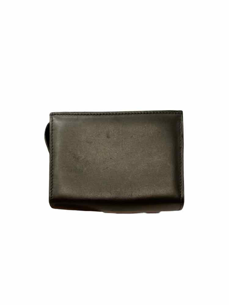 Ferragamo Navy/gold Vera Bow Compact Wallet Wallet