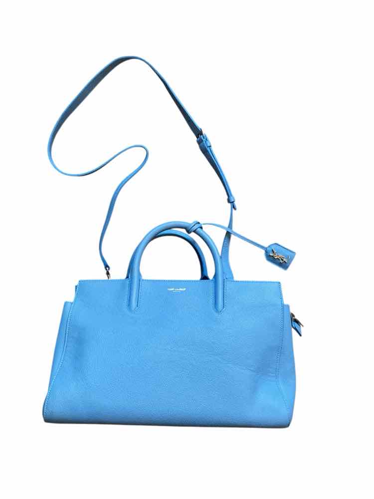 Saint Laurent Size M Bleu Clair Purse