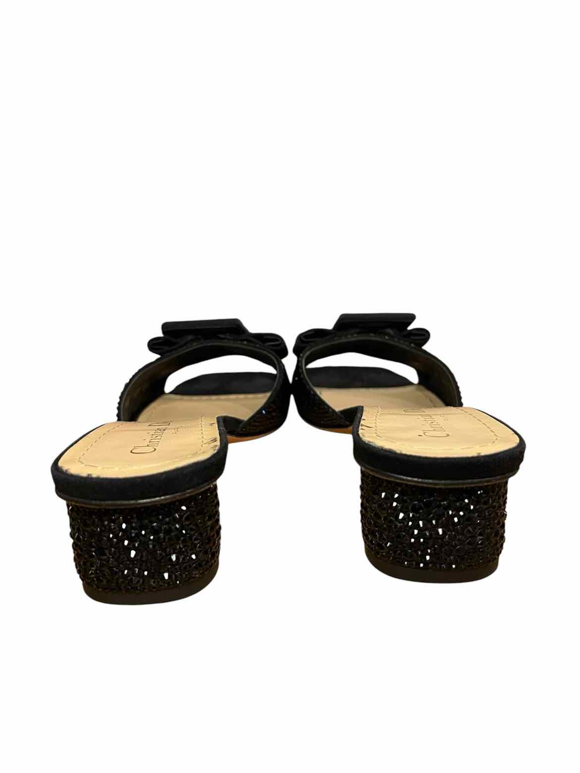CHRISTIAN DIOR Size 37.5 Black Shoes