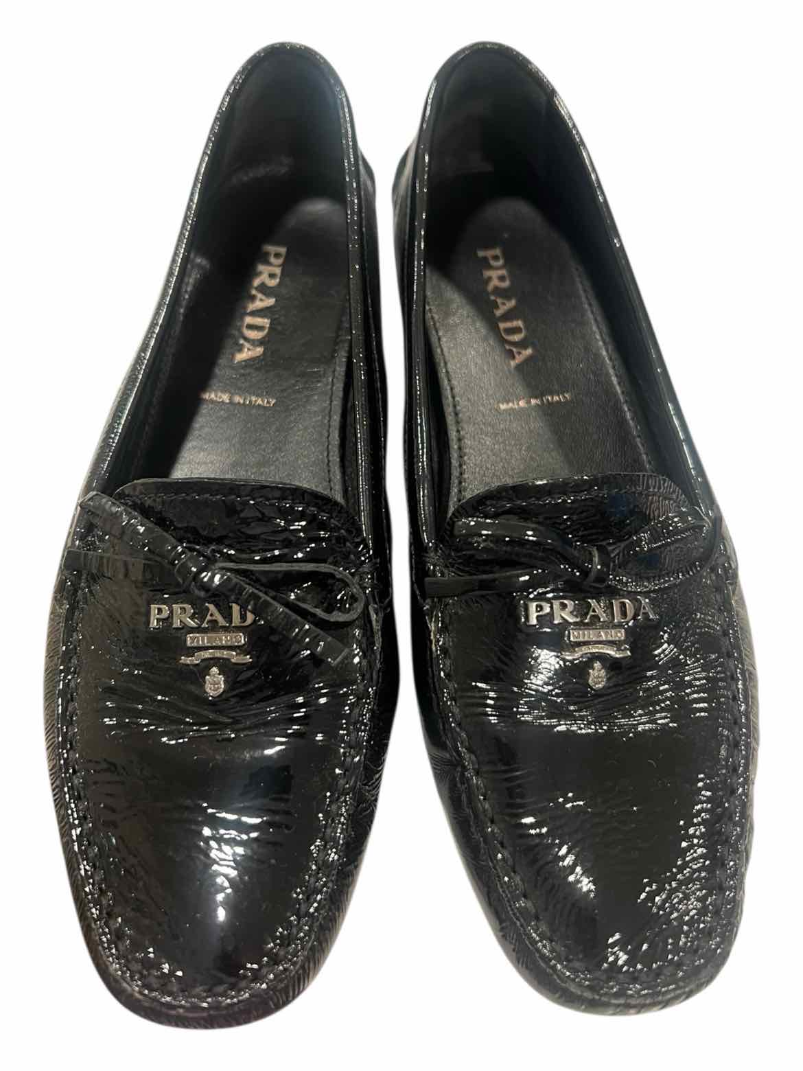 Prada Size 36.5 Black Shoes