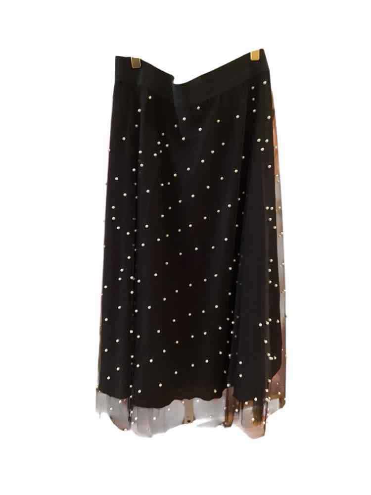 Mikaela Size Large blk/pearl Skirt