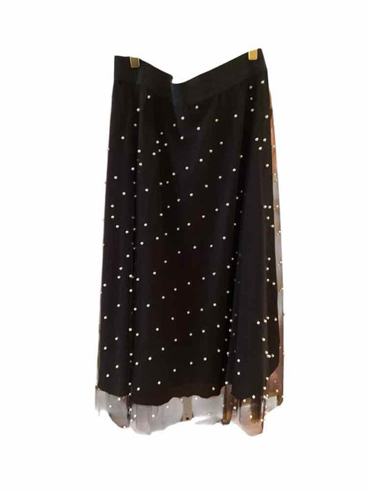 Mikaela Size Large blk/pearl Skirt