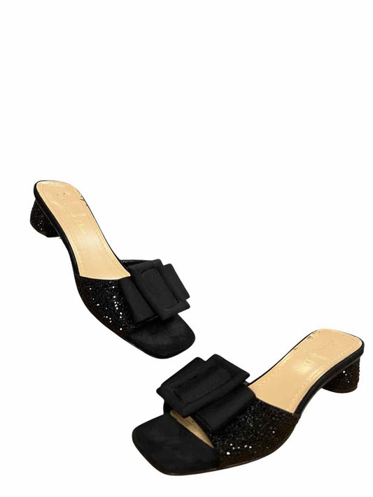 CHRISTIAN DIOR Size 37.5 Black Shoes