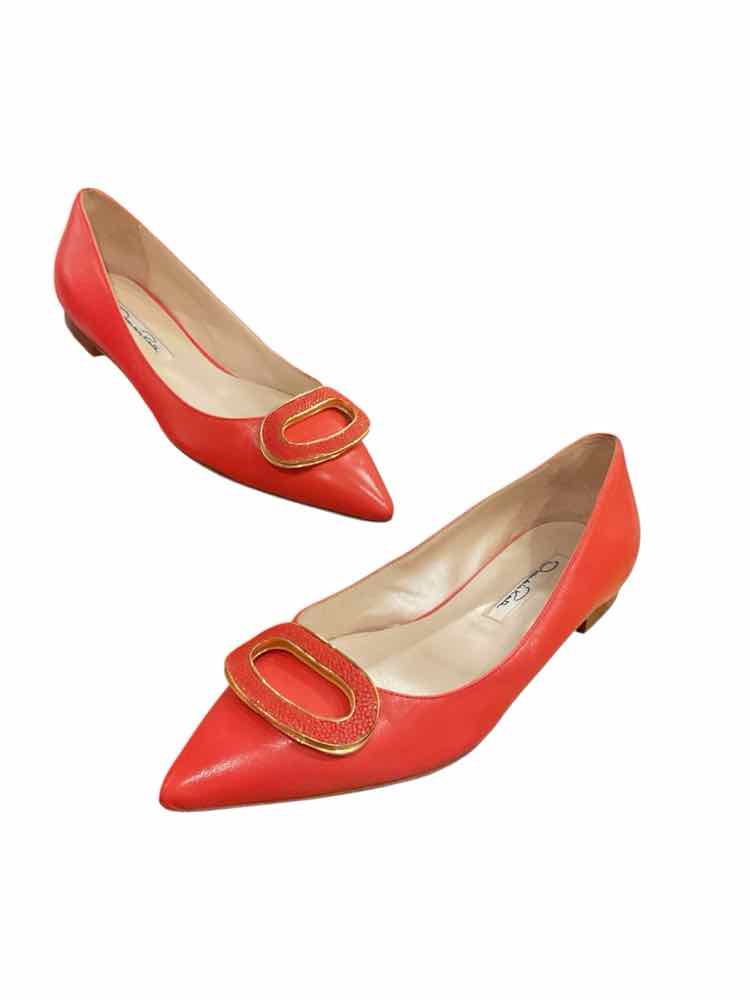 Oscar de la Renta Size 36 Coral Shoes