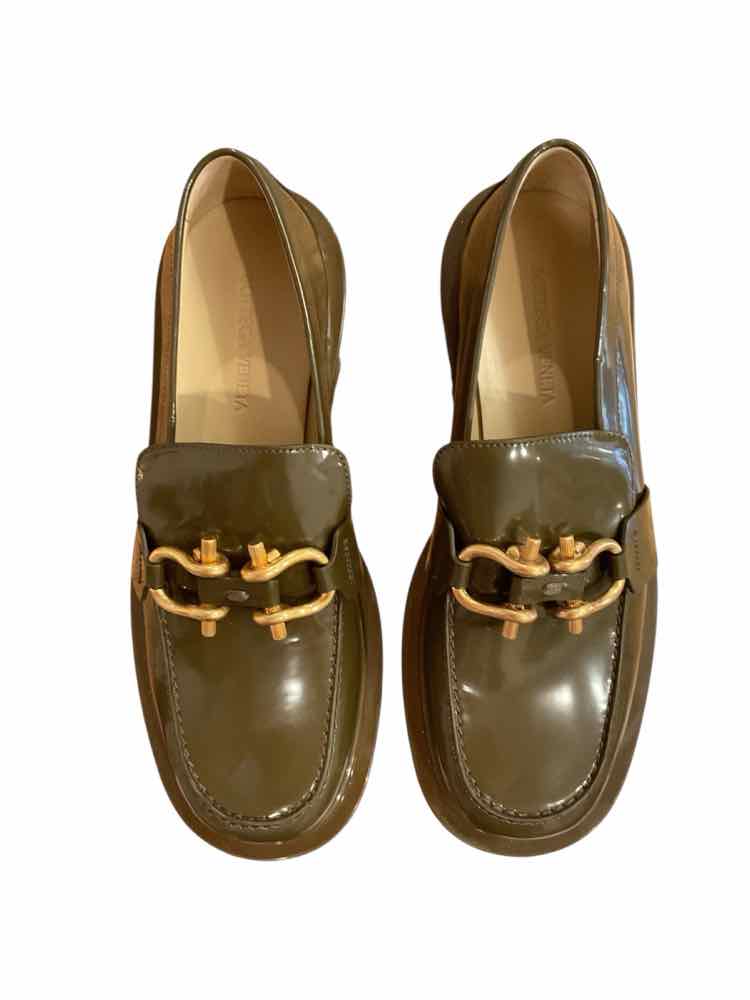 Bottega Veneta Size 39 Olive Beige Shoes