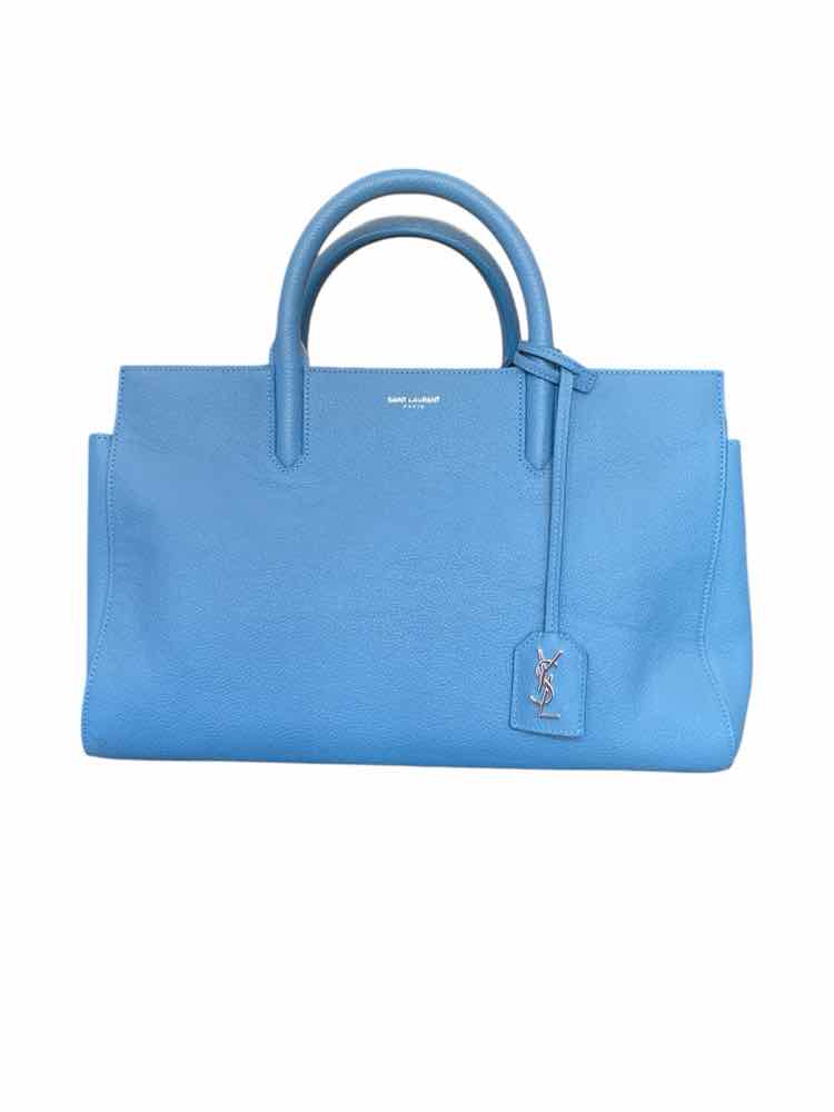 Saint Laurent Size M Bleu Clair Purse