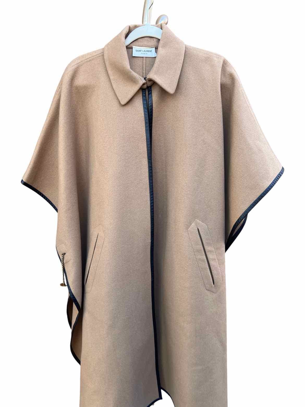 Saint Laurent Size M/L BRN/BLK CAPE