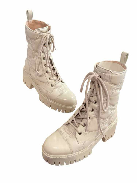 Gucci Size 37 Ivory BOOT