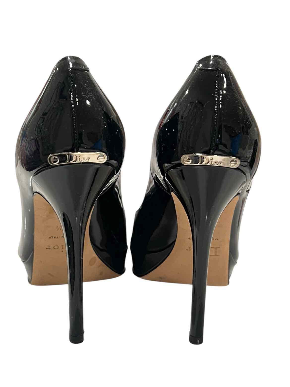 CHRISTIAN DIOR Size 36.5 Black Shoes