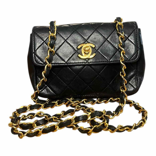 Chanel black/gold Purse