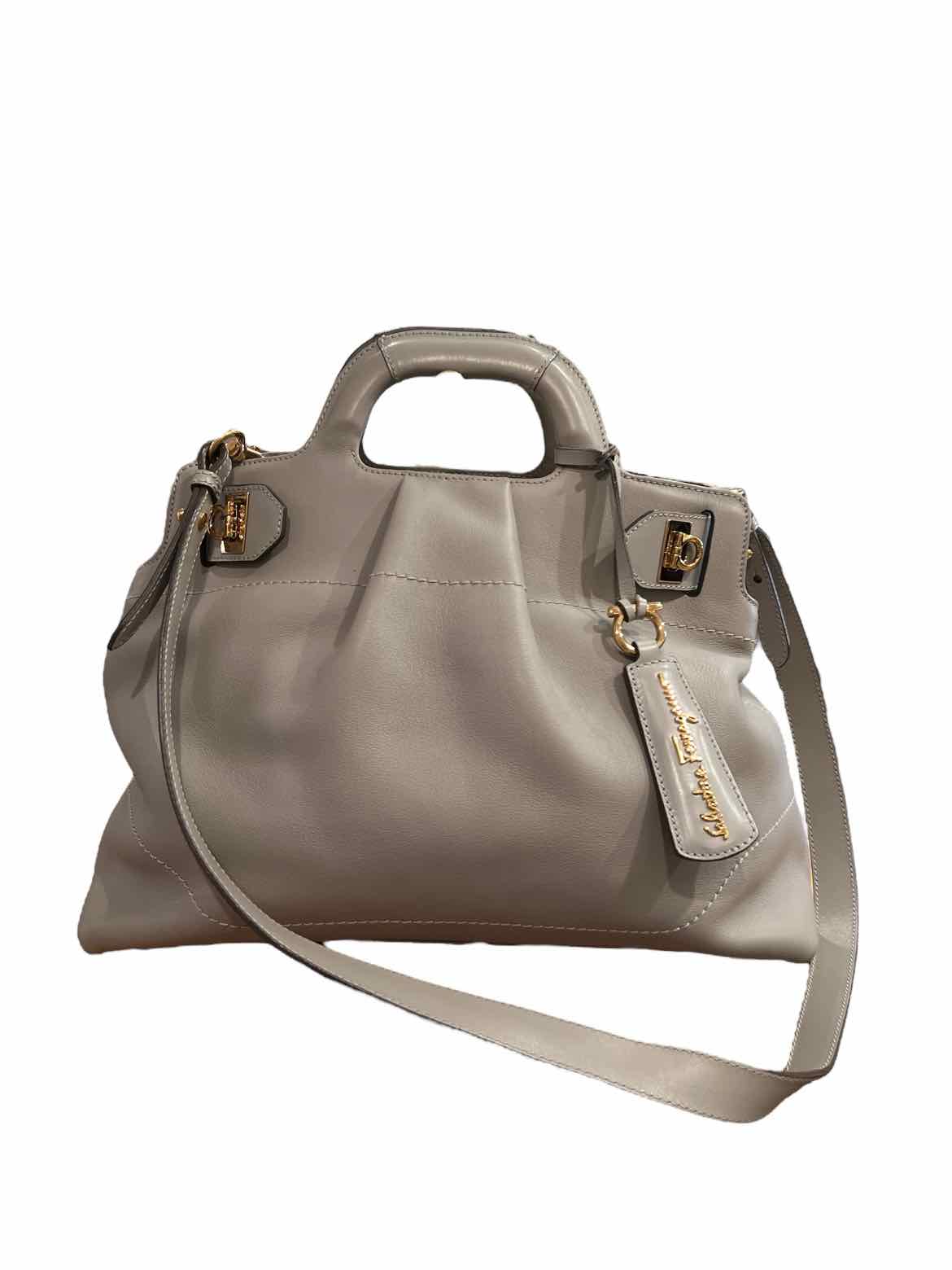 Ferragamo Size Large Grey Purse