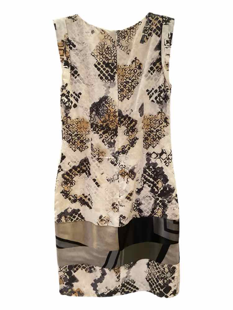 KITON Size 40 tan/black/white Dress