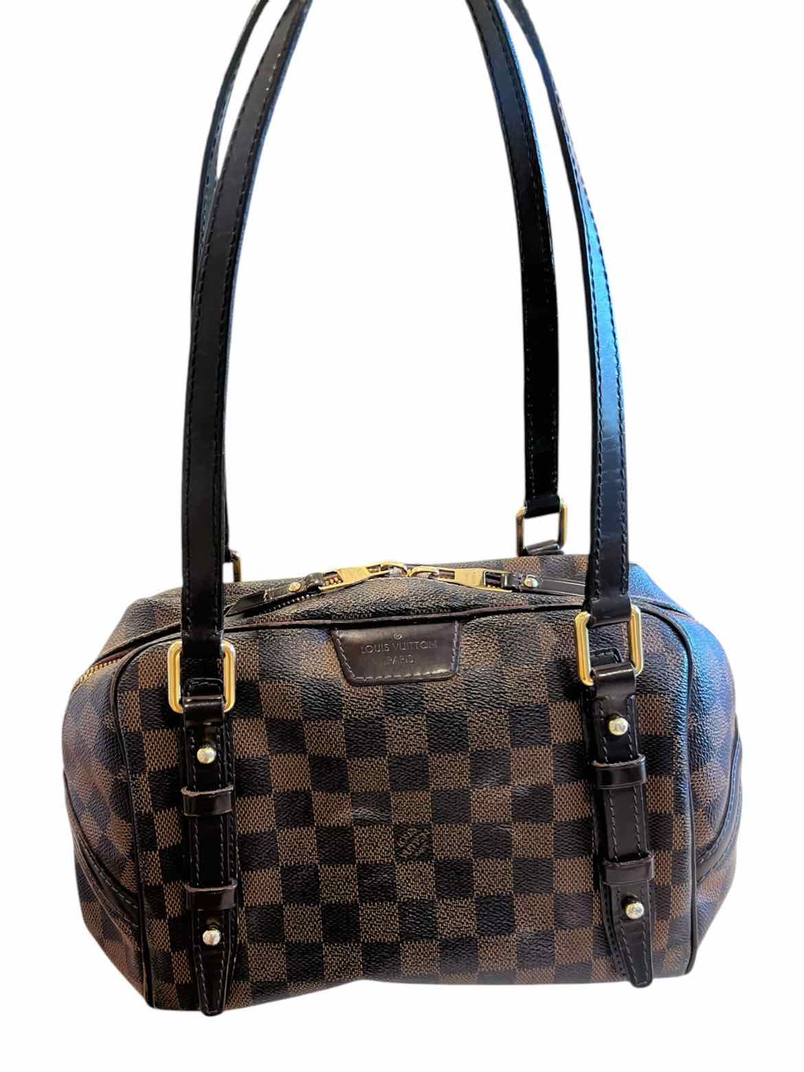 LOUIS VUITTON Size PM Damier Ebene Purse
