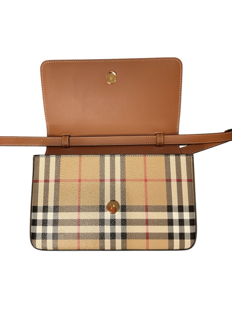 BURBERRY Size Small Hampshire Check Purse