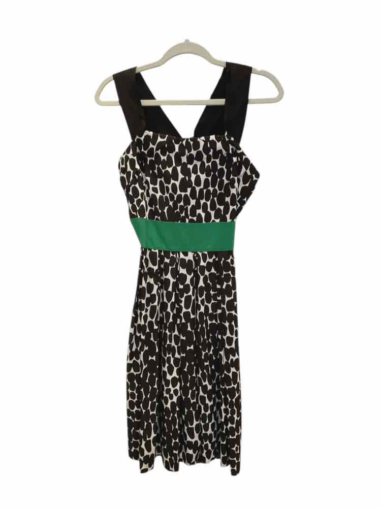 GUCCI Size 40 blk/wh/green Dress