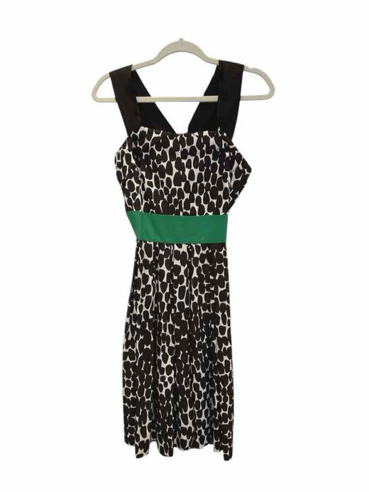 GUCCI Size 40 blk/wh/green Dress