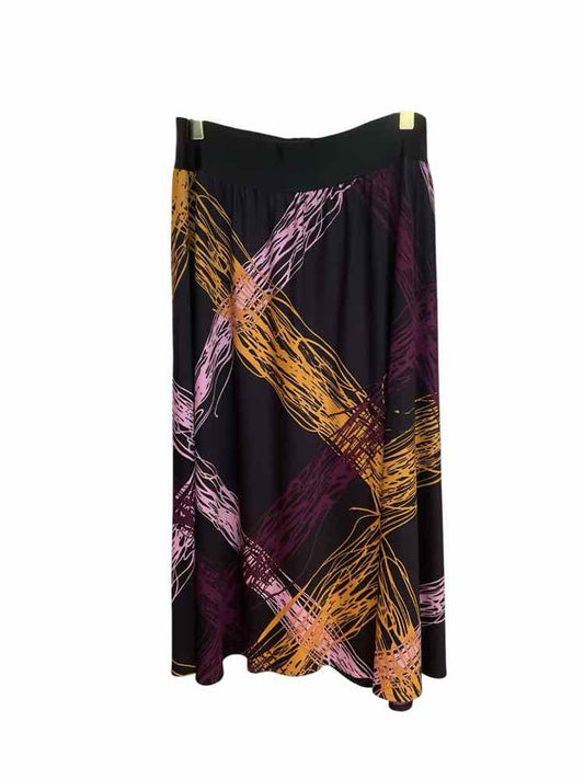 Mikaela Size OS blk/purp/or Skirt