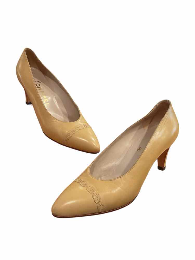 Chanel Size 38 LIGHT BROWN Shoes