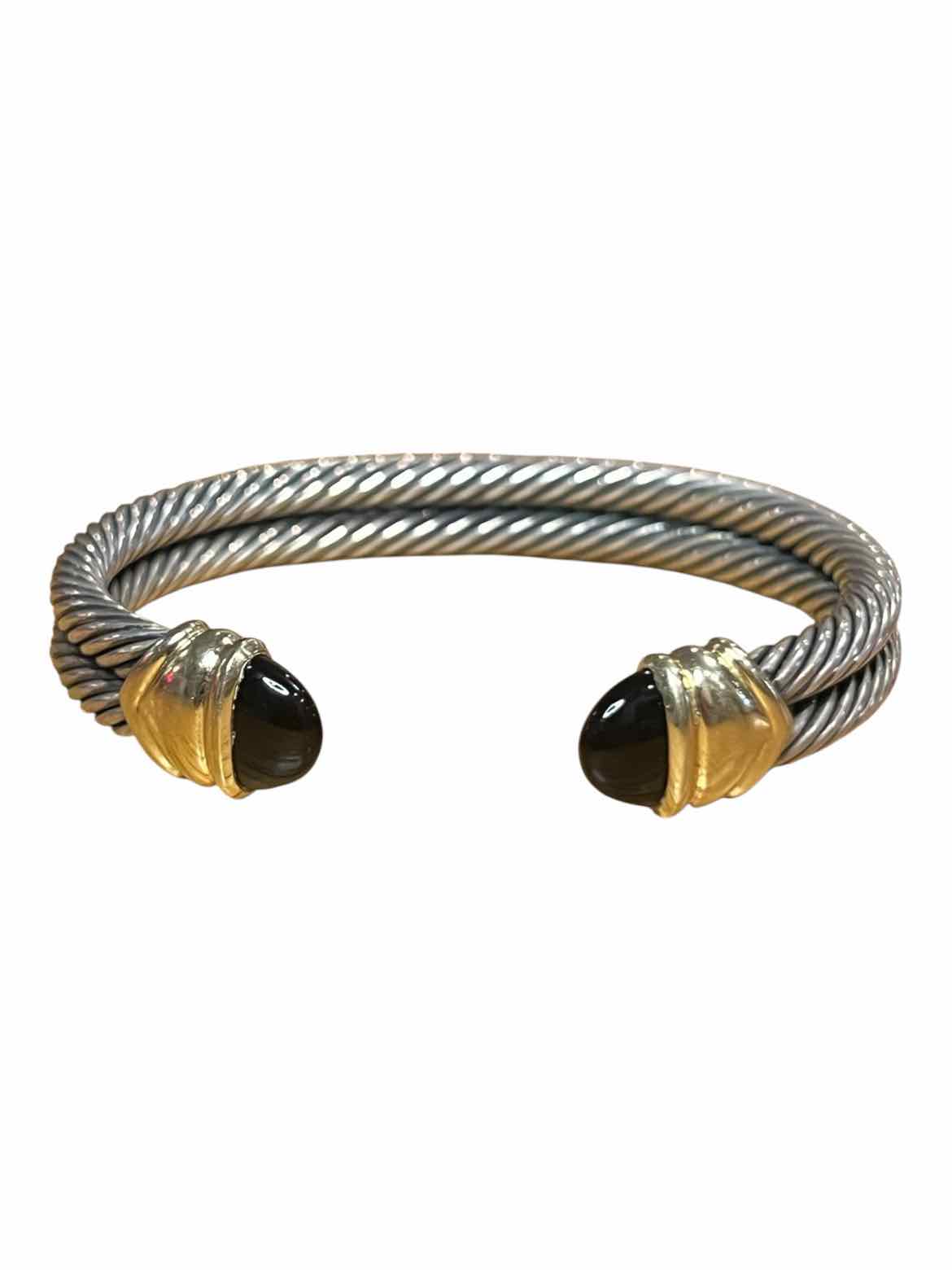 David Yurman Size Large sterling/black Bracelet