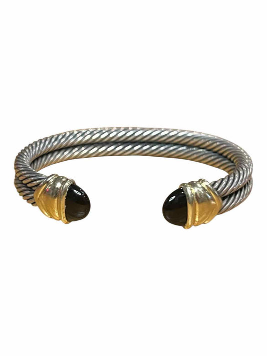David Yurman Size Large sterling/black Bracelet