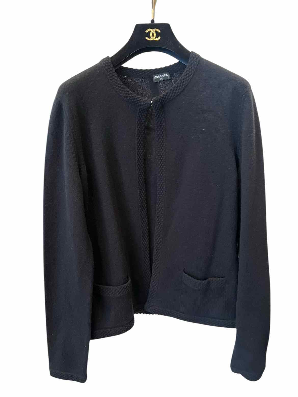 Chanel Size Medium Black SWEATER