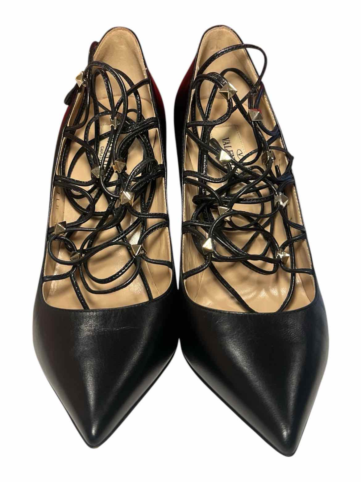 Valentino Size 36 Black Shoes