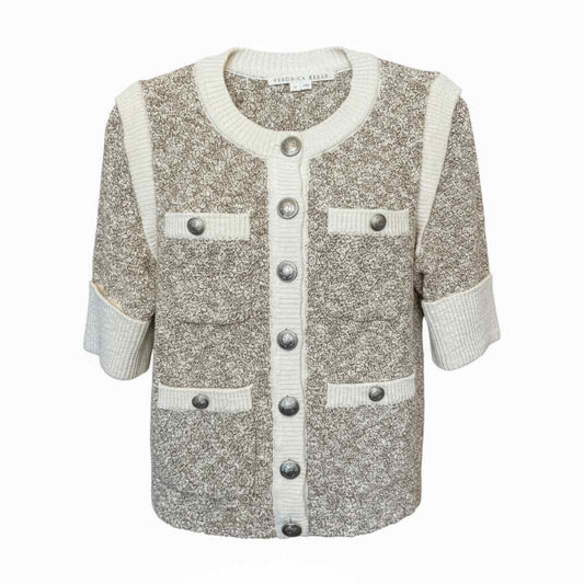 Veronica Beard Size XS WH/BRN Jacket