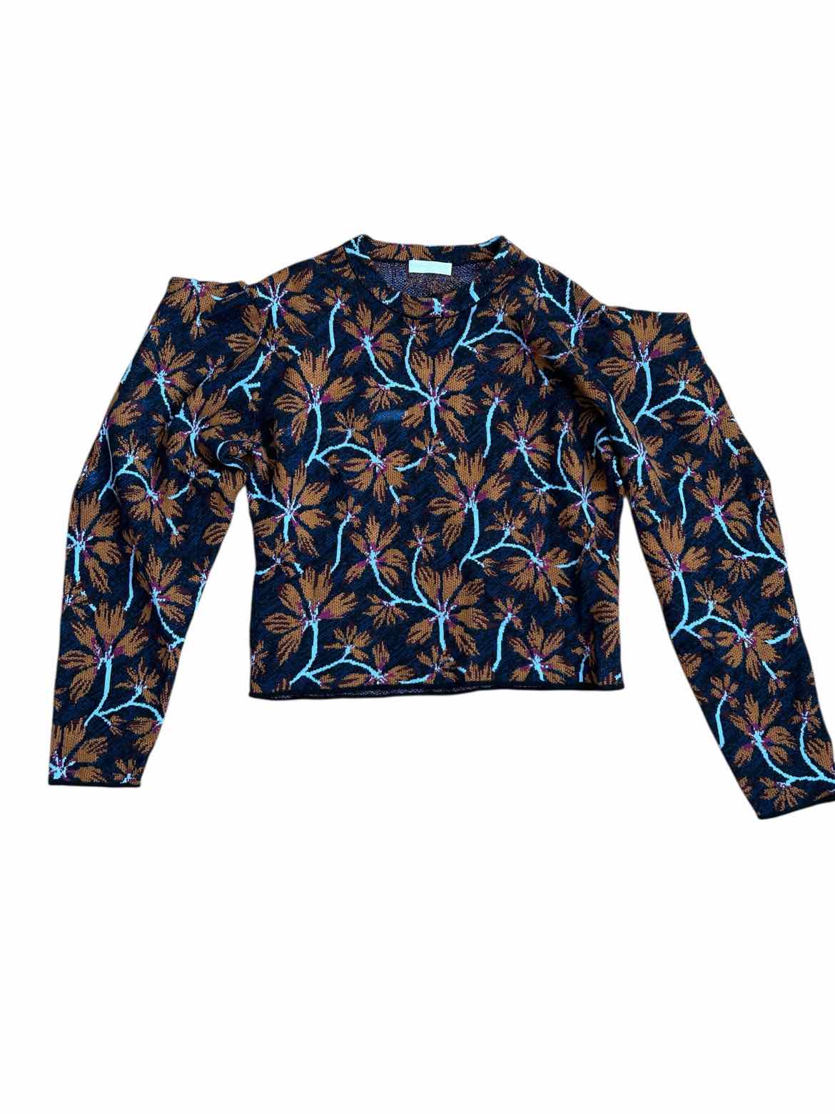 Ulla Johnson Size X-Large Navy/org/pink/wh SWEATER