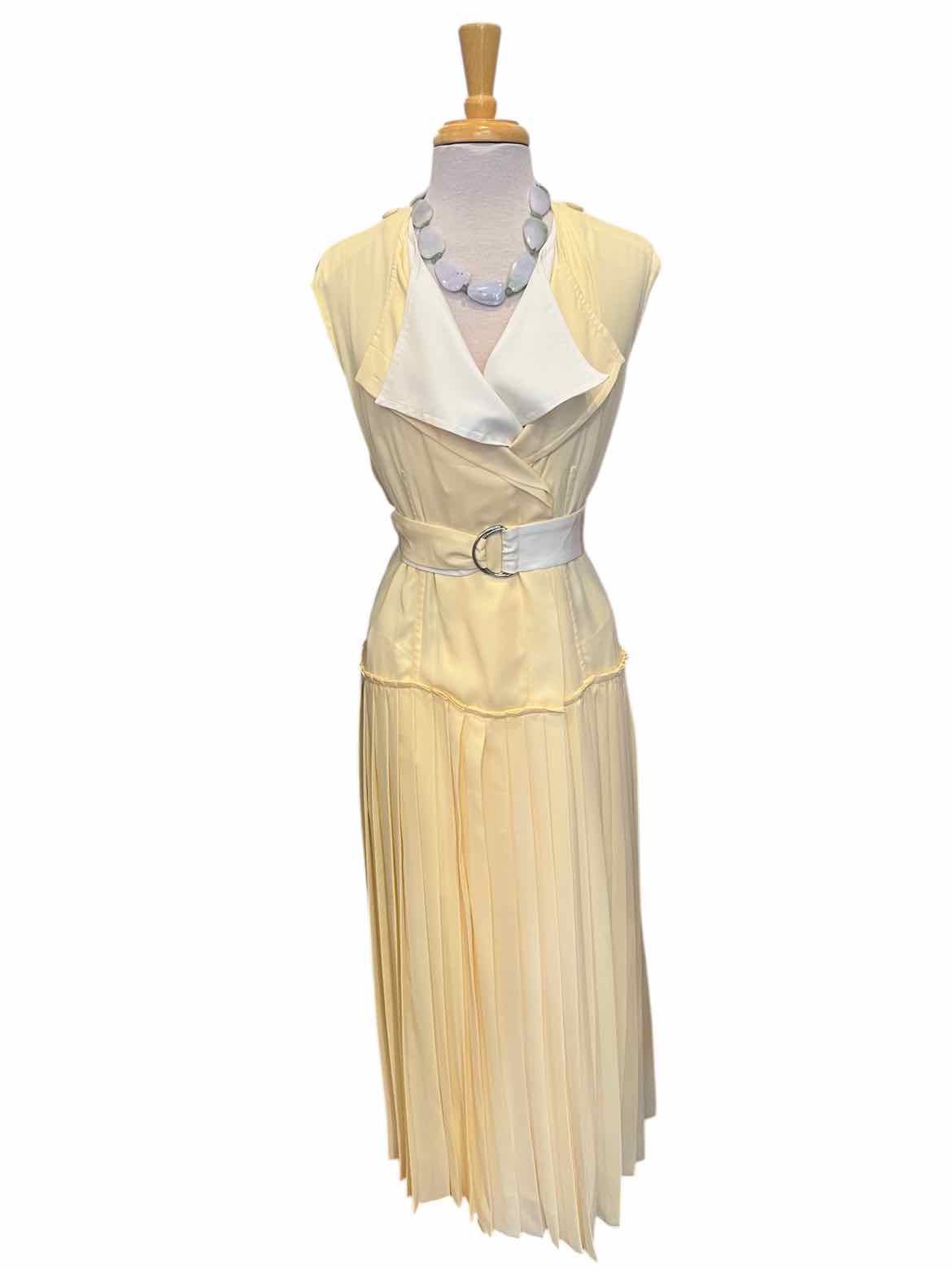Sportmax Size 14 CR/YELLOW Dress