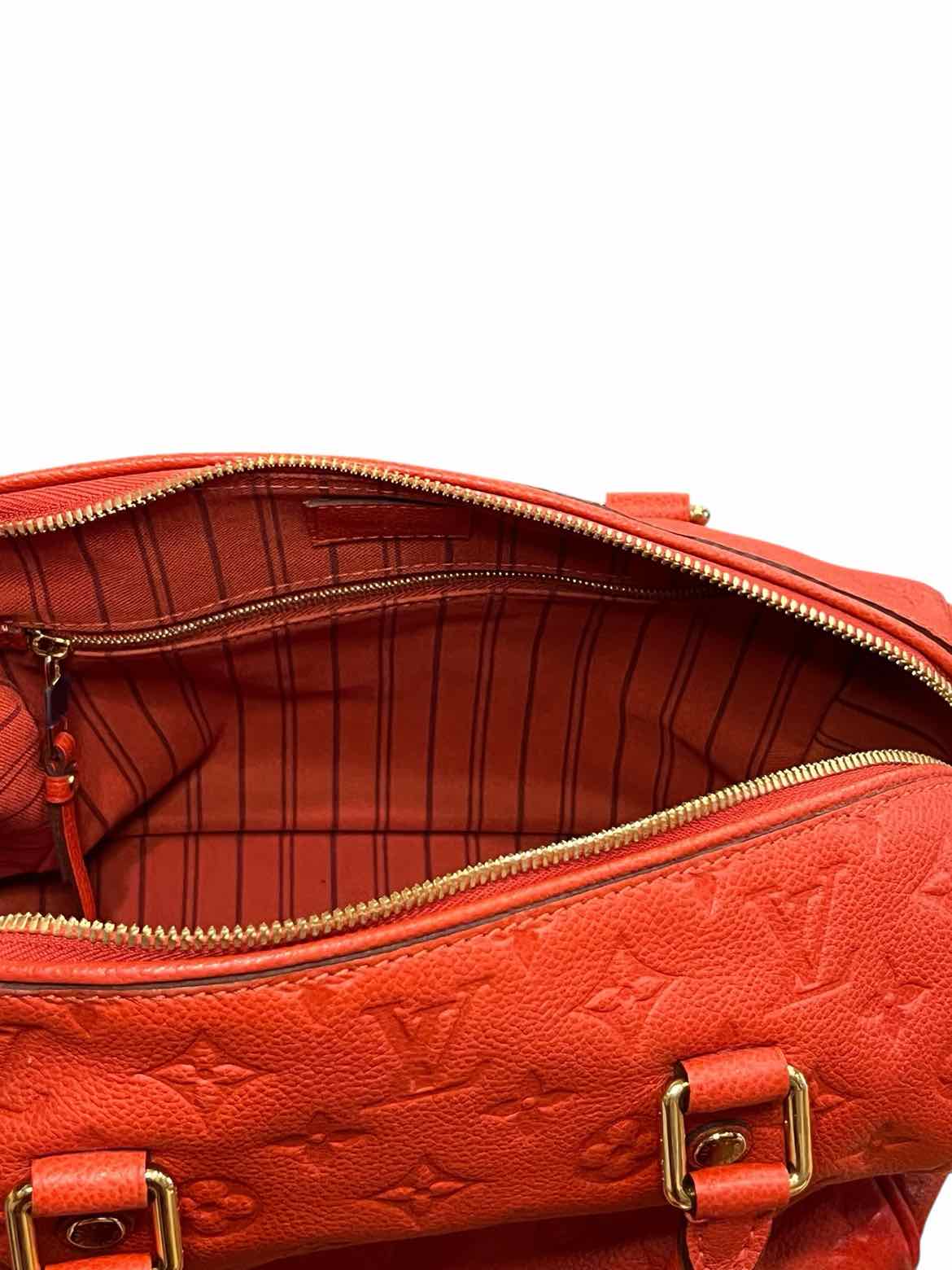 LOUIS VUITTON Size 25 Red Purse