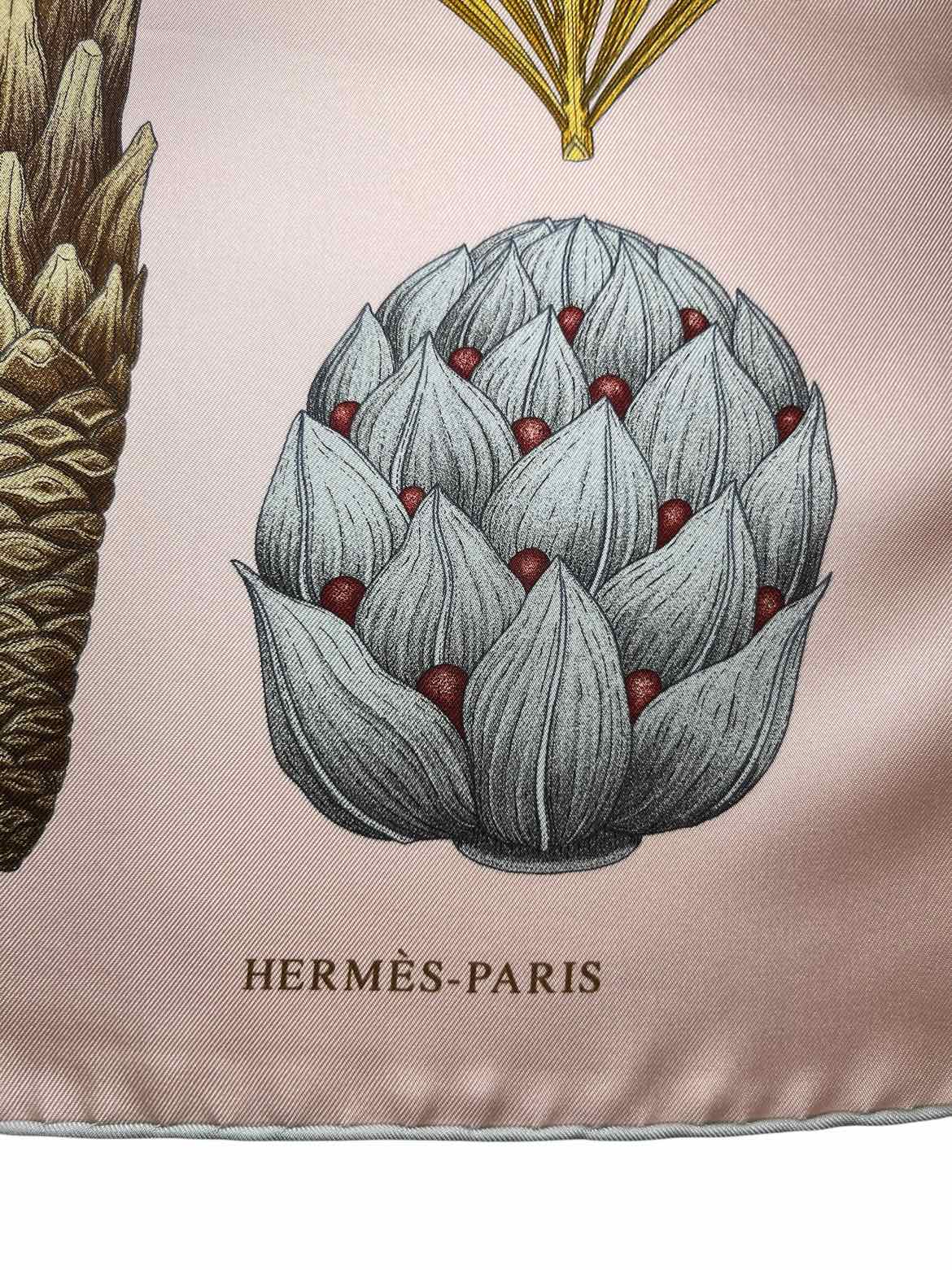 Hermes Size 90 pk/grn/org/yell Scarf