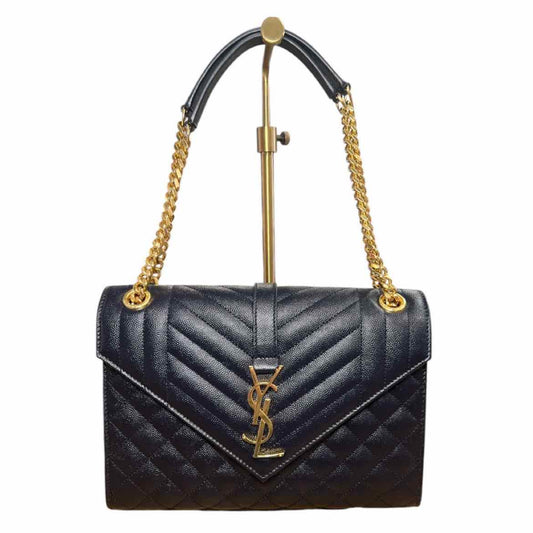 YSL Size Medium Navy Purse