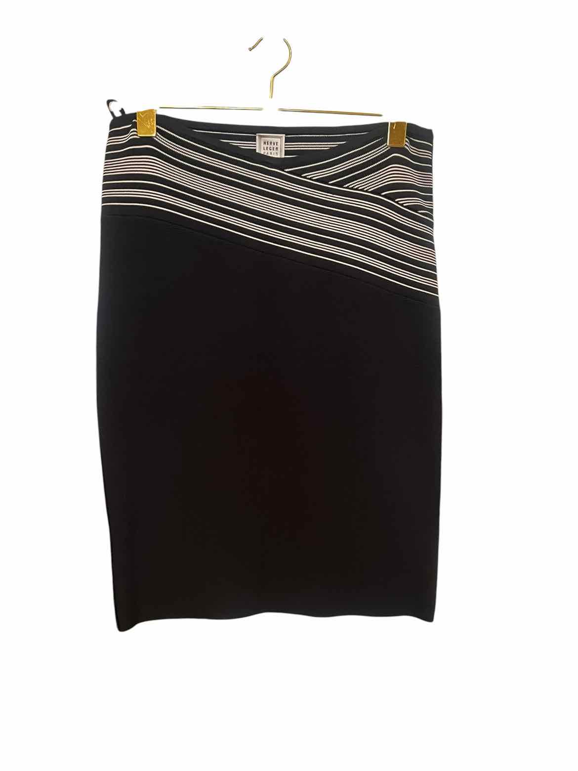 Herve Leger Size XS BLK/WH Skirt