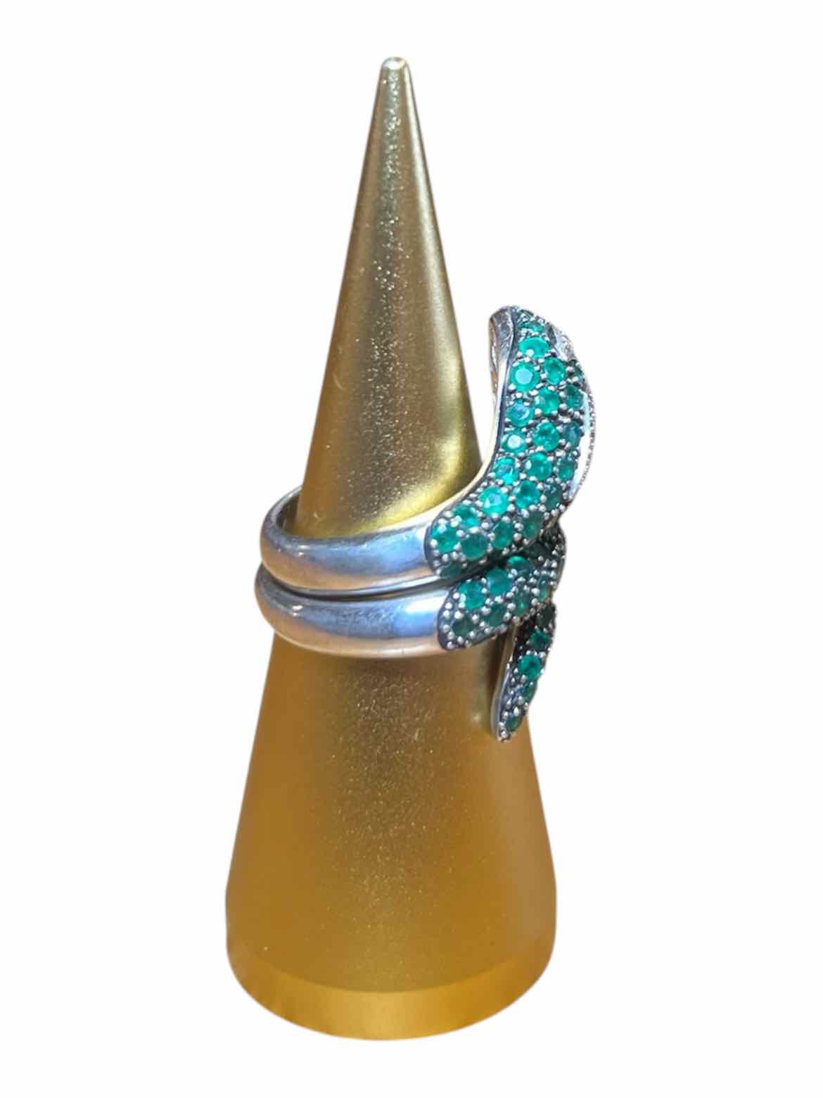 BOUTIQUE sterling/emerald/diamond Jewelry