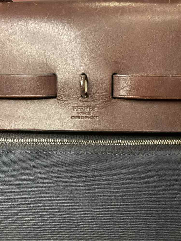 Hermes Size 39 blk/brn Purse